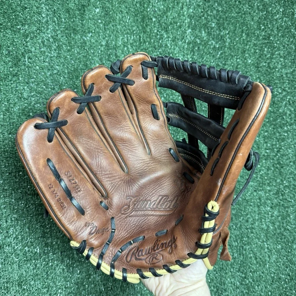 Rawlings Sandlot S1275H 12.75" Glove Baseball Softball LHT Pro Gold Mike Trout - Picture 2 of 14